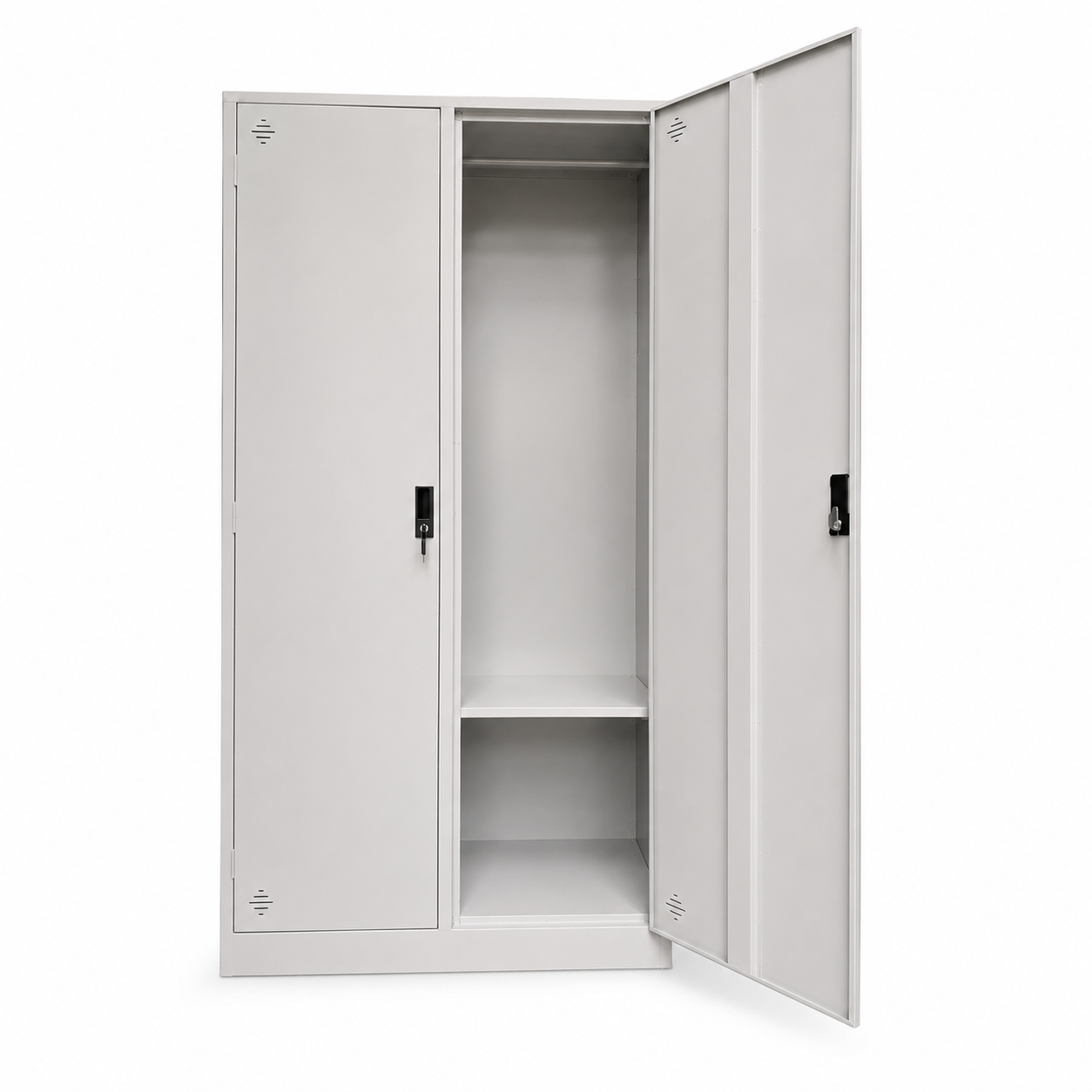 Tủ Quần Áo Sắt Văn Phòng 2 Khoang Cánh Mở TU09K2SASL Cao 183cm