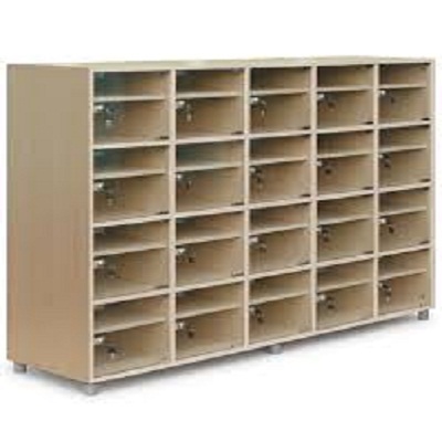 Tủ giày dép gỗ công nghiệp 20 khoang cánh kính TJ-20K 