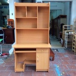 Bàn học sinh liền giá sách bằng gỗ công nghiệp BLG10