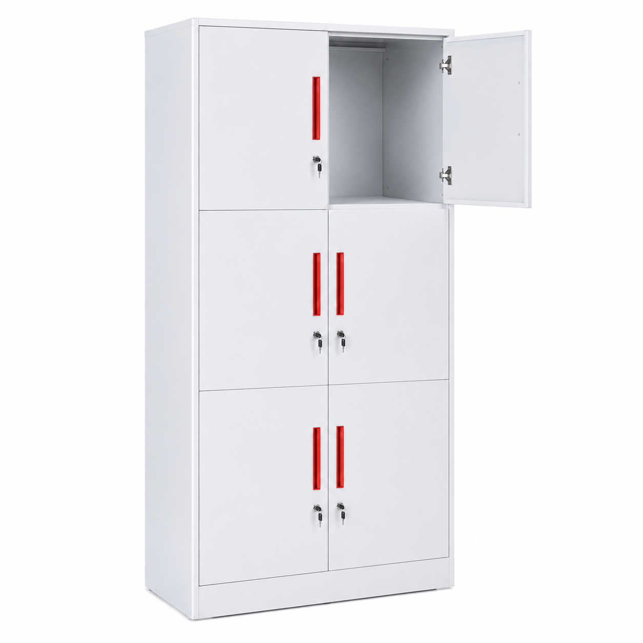 Tủ Tài Liệu Sắt Văn Phòng The One 6 Khoang Cánh Mở TU09K6D