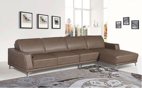 Ghế sofa góc phòng khách 4 chỗ bọc PVC SF131A-4PVC