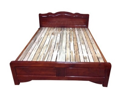 Giường ngủ gỗ keo giá rẻ rộng 1.6 mét GNK16