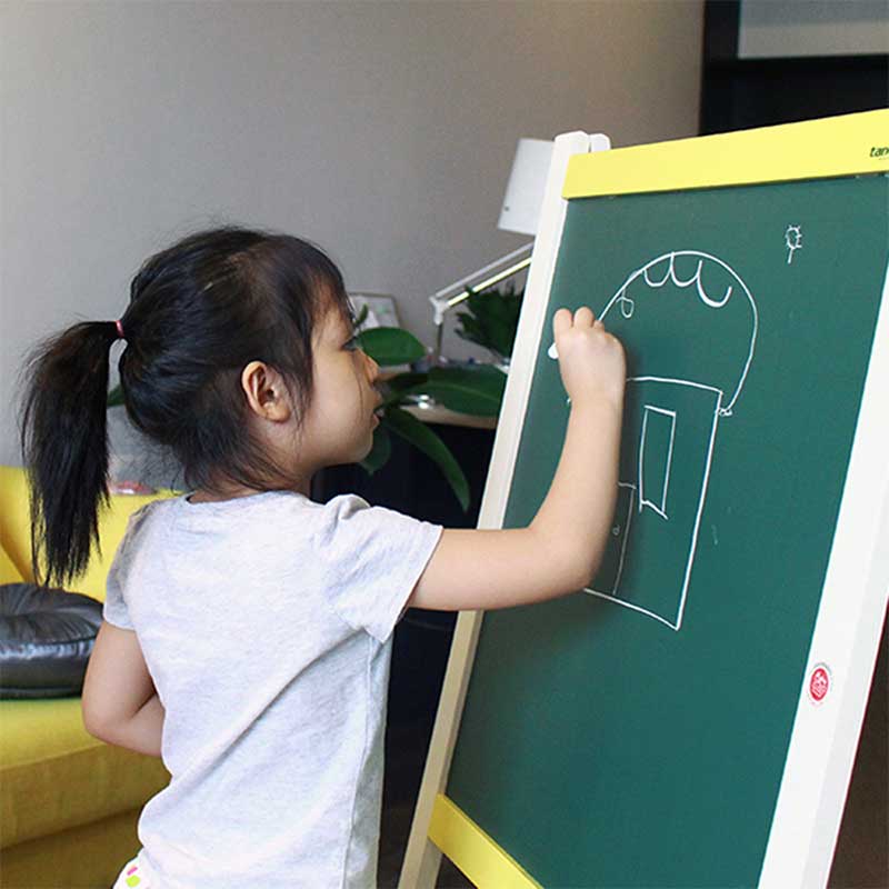Bảng vẽ sáng tạo 2 mặt Little Picasso Size L 60x100cm cho bé học tập