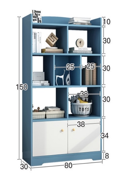 Tủ kệ gỗ để sách và tài liệu giá rẻ KSG21