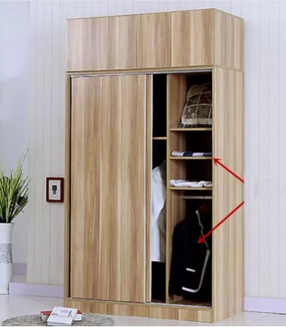 Tủ quần áo gỗ công nghiệp cánh trượt TQA38