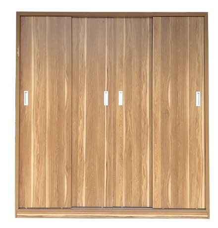 Mẫu tủ quần áo gỗ công nghiệp 3 khoang 3 cánh lùa TQA56