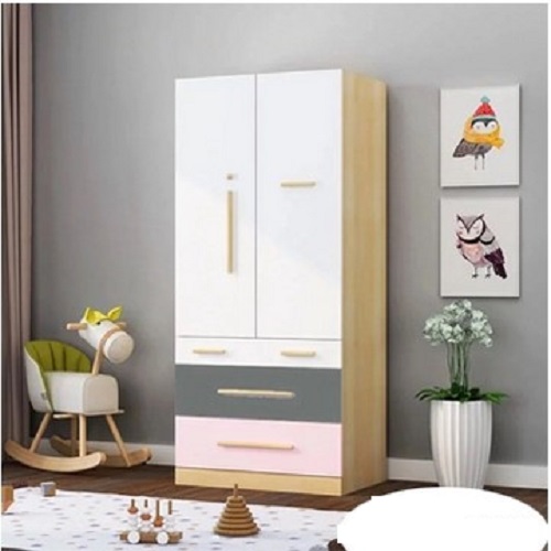 Tủ áo rộng 80cm cao 180cm gỗ công nghiệp TQA69