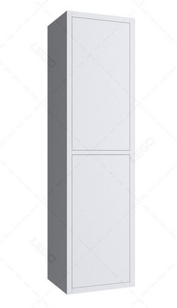 Tủ kệ sách gổ 2 khoang cánh mở gắn tường KTT30