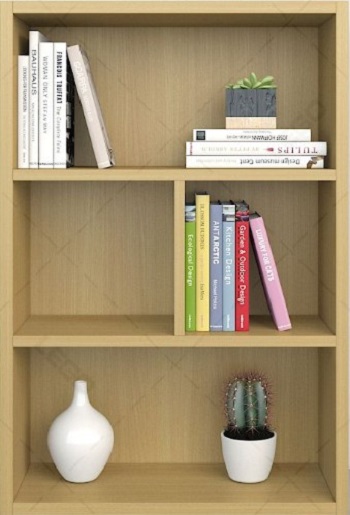 Kệ sách gỗ 60x90(cm) treo tường để đồ trang trí KTT44