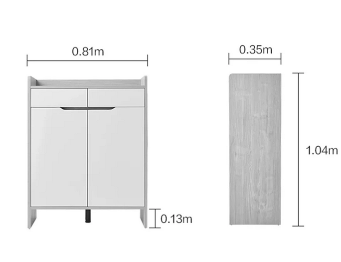 Tủ đựng giày dép bằng gỗ công nghiệp MDF TUGIAY01