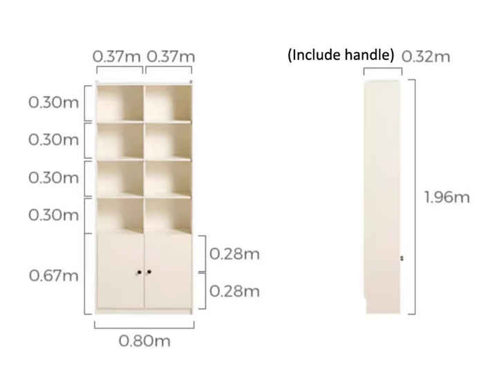 Kệ tủ gỗ công nghiệp để sách và đồ trang trí cho học sinh giá rẻ KGĐ27