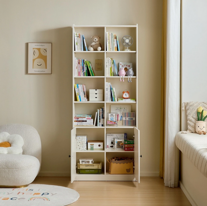Kệ tủ gỗ công nghiệp để sách và đồ trang trí cho học sinh giá rẻ KGĐ27