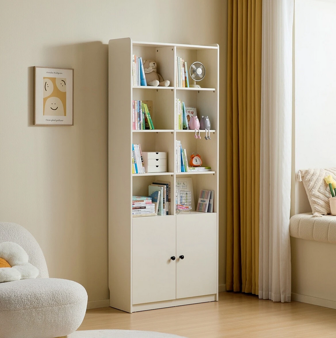 Kệ tủ gỗ công nghiệp để sách và đồ trang trí cho học sinh giá rẻ KGĐ27