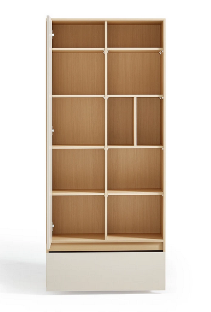 Tủ kệ sách gỗ giá rẻ có ngăn kéo trang trí cho học sinh KGĐ28