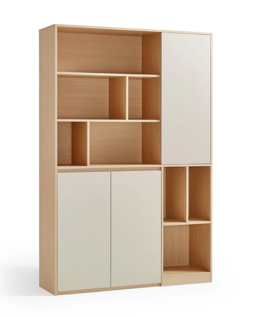 Tủ kệ sách để hồ sơ tài liệu văn phòng bằng gỗ công nghiệp KGĐ33