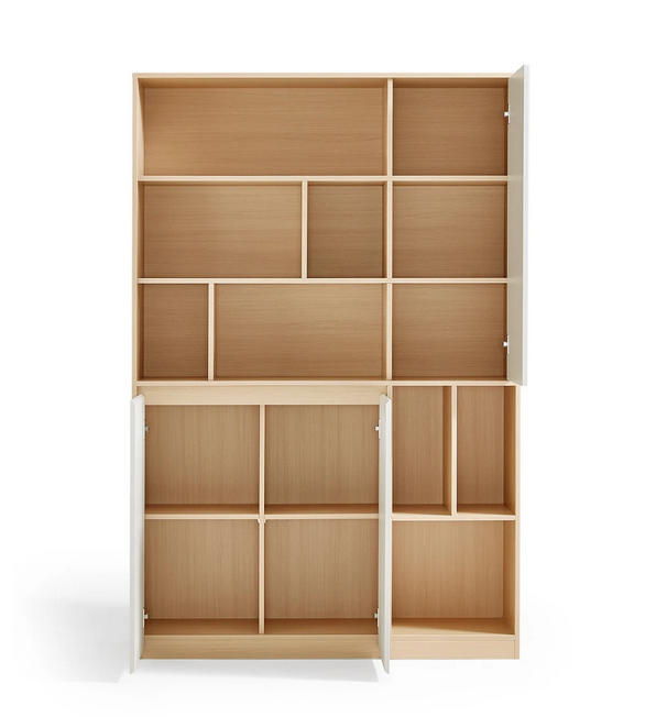 Tủ kệ sách để hồ sơ tài liệu văn phòng bằng gỗ công nghiệp KGĐ33