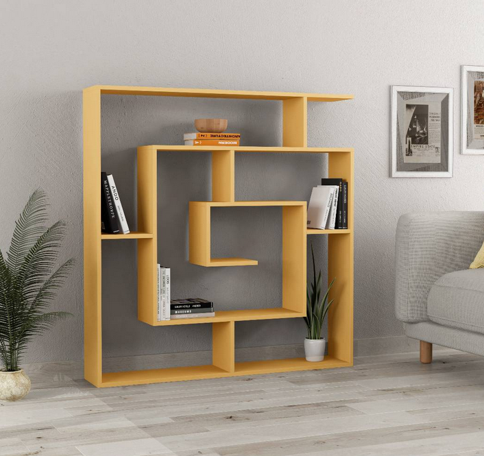 Giá kệ đứng để sách trang trí phòng khách đẹp mắt KGĐ55