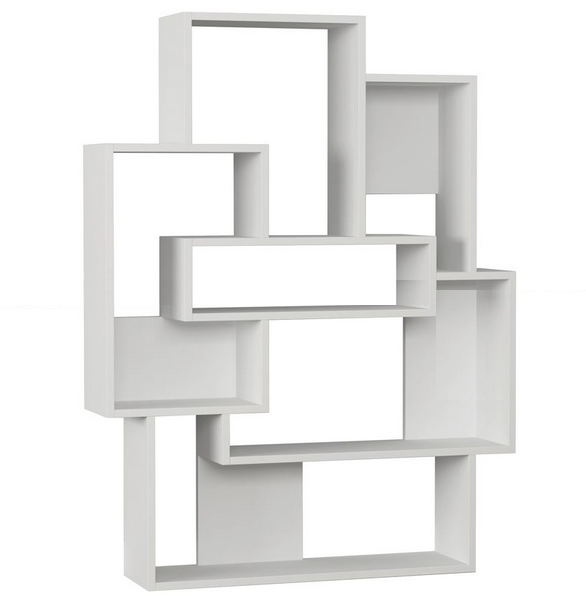 Giá kệ gỗ để sách trang trí phòng khách đẹp hiện đại KGĐ56