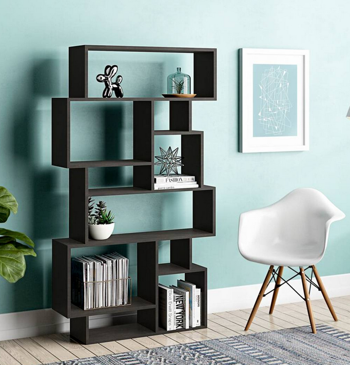 Giá kệ gỗ để sách giá rẻ cho học sinh nhiều khoang chia KGĐ60