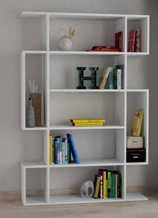 Giá kệ sách gỗ đứng trang trí đẹp KGĐ61