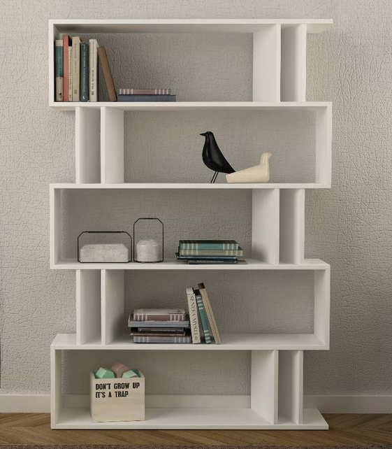 Mẫu giá kệ để sách bằng gỗ công nghiệp MDF hiện đại KGĐ62