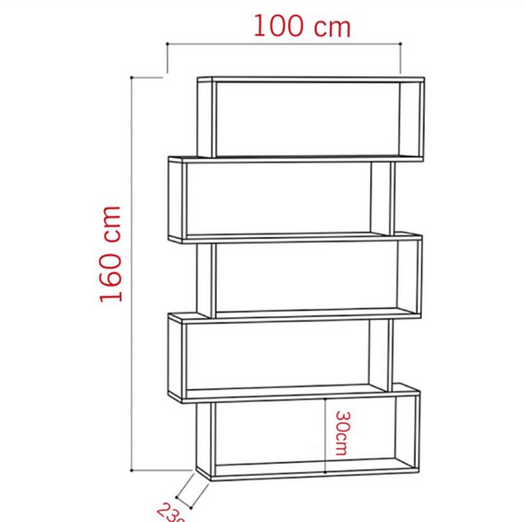 Giá kệ sách gỗ đứng cho học sinh sinh viên KGĐ64