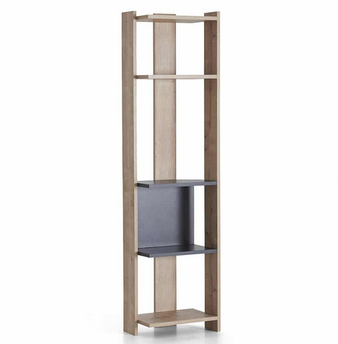 Giá kệ gỗ đứng 4 tầng trưng bày phòng khách giá rẻ KGĐ72