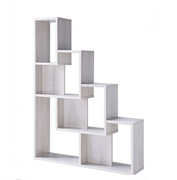 Kệ giá để sách trang trí gỗ công nghiệp đẹp hình bậc thang KGĐ92