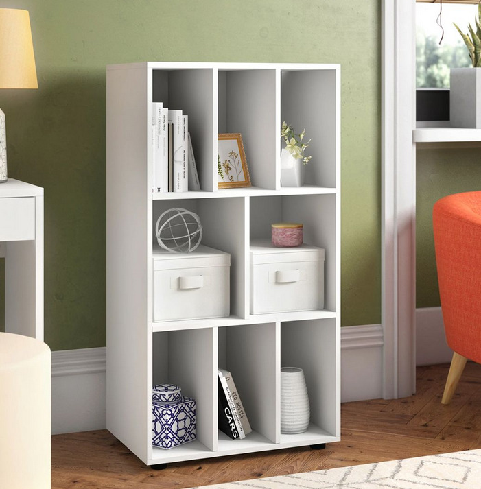 Kệ giá sách gỗ để đồ trang trí phòng khách đơn giản giá rẻ KGĐ95