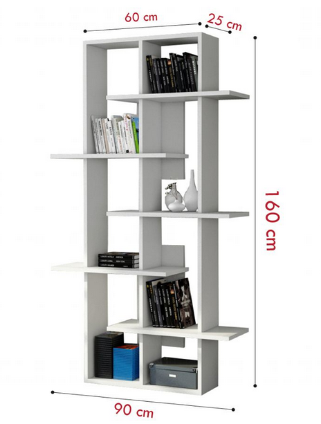 Kệ giá để sách đứng trang trí đẹp bằng gỗ cho học sinh KGĐ99