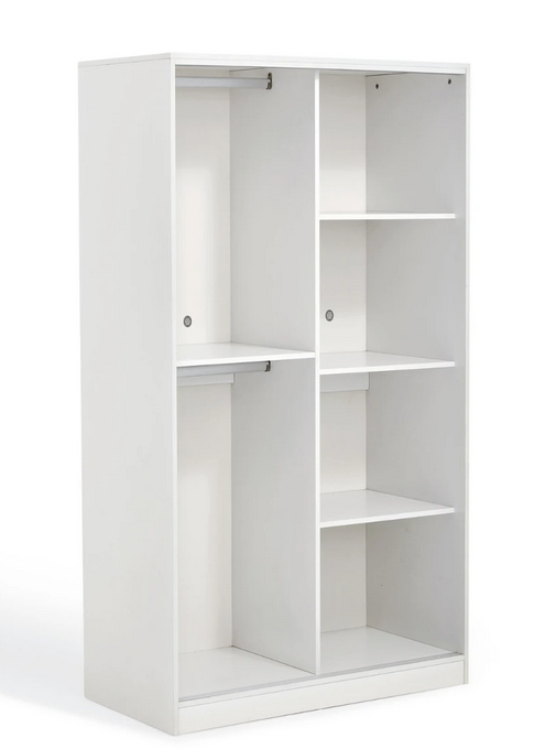 Tủ quần áo cửa lùa 2 cánh bằng gỗ công nghiệp đẹp hiện đại TAO10