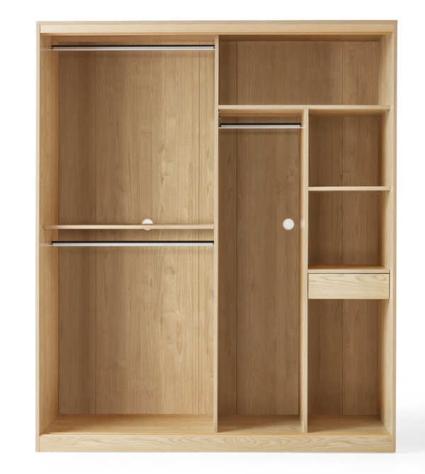 Tủ quần áo cửa lùa 2 cánh 1m6/1m8 hiện đại giá rẻ TAO13