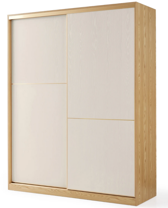 Tủ quần áo cửa lùa 2 cánh 1m6/1m8 hiện đại giá rẻ TAO13