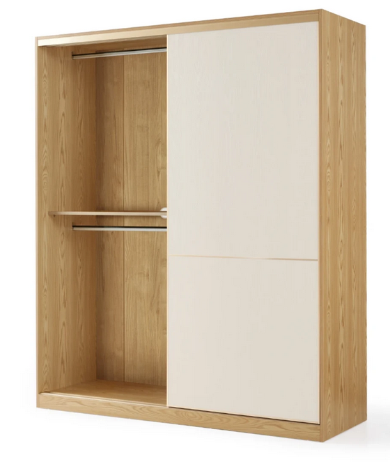 Tủ quần áo cửa lùa 2 cánh 1m6/1m8 hiện đại giá rẻ TAO13