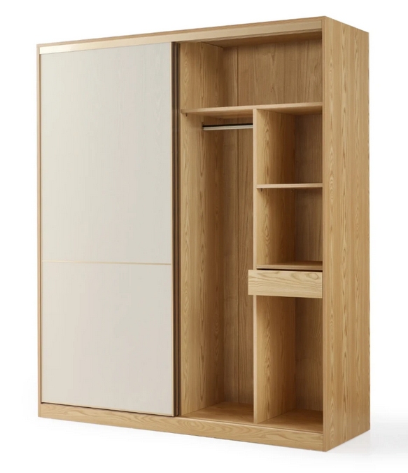 Tủ quần áo cửa lùa 2 cánh 1m6/1m8 hiện đại giá rẻ TAO13