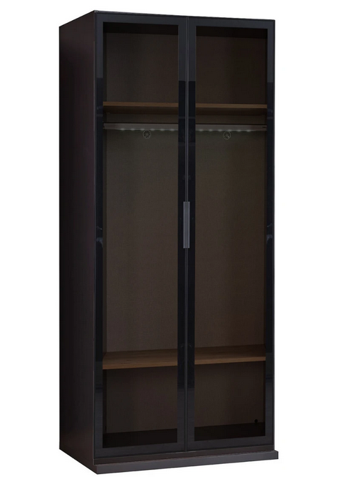 Tủ quần áo gỗ cánh kính cường lực khung nhôm đẹp cao cấp TAO24