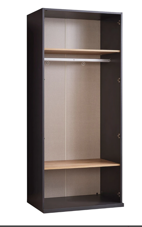 Tủ quần áo gỗ cánh kính cường lực khung nhôm đẹp cao cấp TAO24