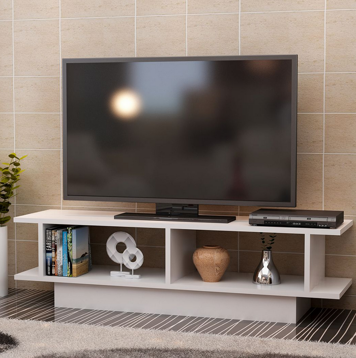 Kệ tivi để sàn bằng gỗ nhỏ gọn đơn giản giá rẻ TKTV25