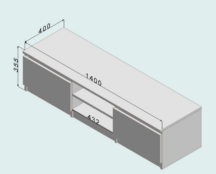 Kệ tivi để sàn gỗ công nghiệp cánh mở nhiều ngăn để đồ tiện dụng TKTV39