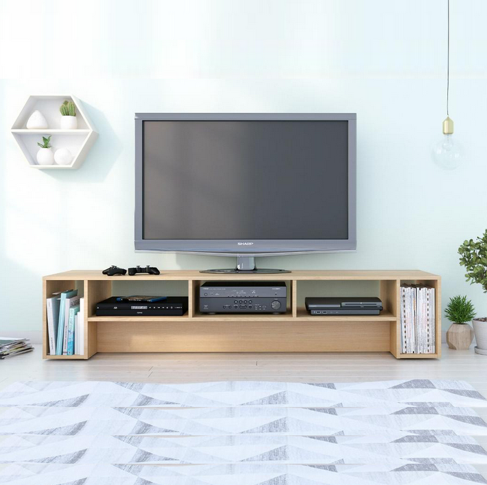 Kệ tivi gỗ nhỏ gọn tiện dụng cho phòng khách giá rẻ TKTV49