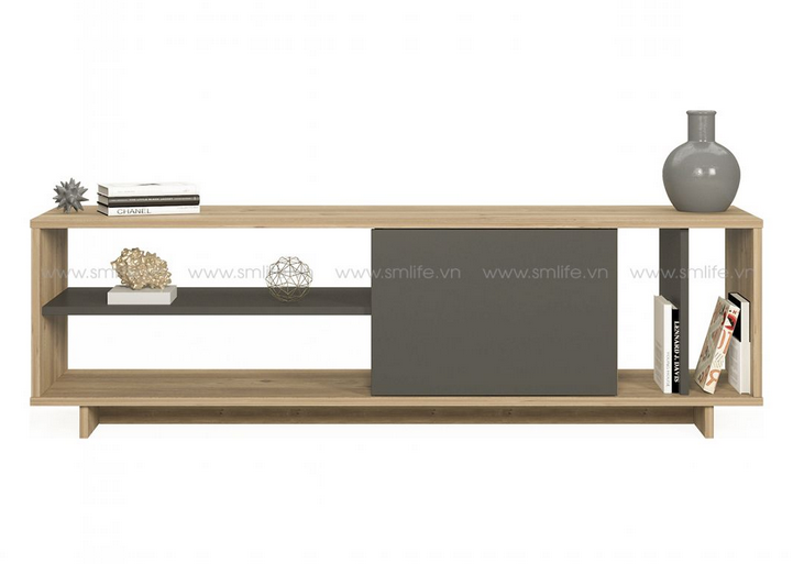 Kệ tivi bằng gỗ thiết kế đơn giản cho phòng khách giá rẻ TKTV53