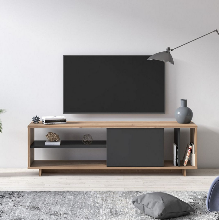 Kệ tivi bằng gỗ thiết kế đơn giản cho phòng khách giá rẻ TKTV53