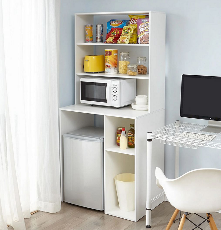 Kệ đựng lò vi sóng tủ lạnh mini nhà bếp đa năng gỗ công nghiệp TUBEP10