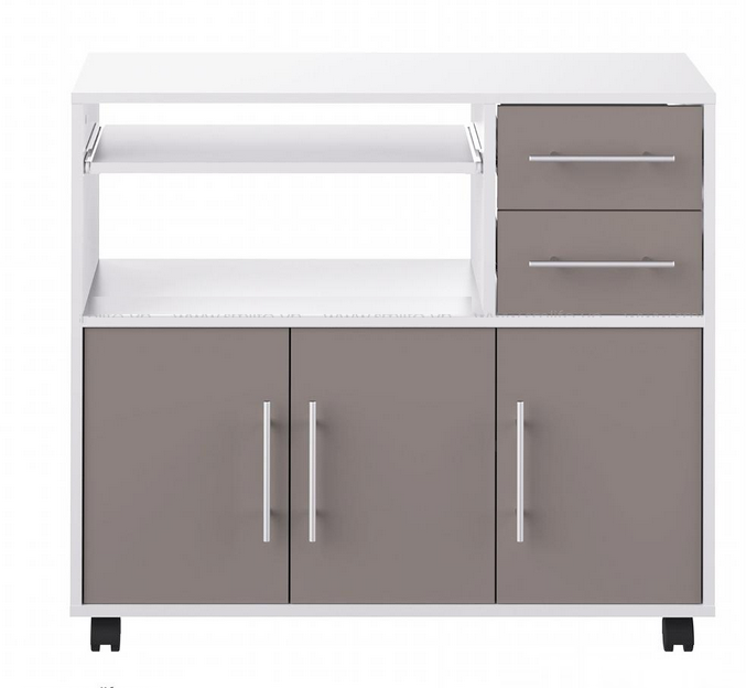 Tủ kệ đựng đồ dùng nhà bếp nhiều ngăn có bánh xe di chuyển giá rẻ TUBEP36