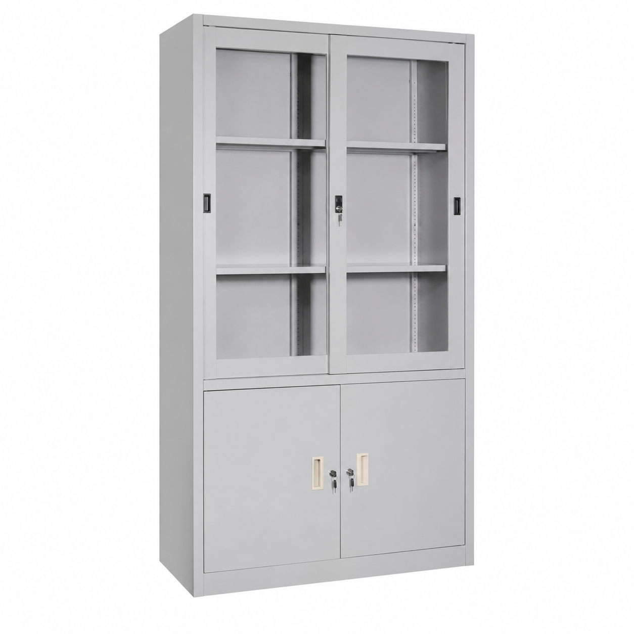 Tủ Tài Liệu Sắt Văn Phòng The One Cánh Kính Lùa TU09K3GPCK