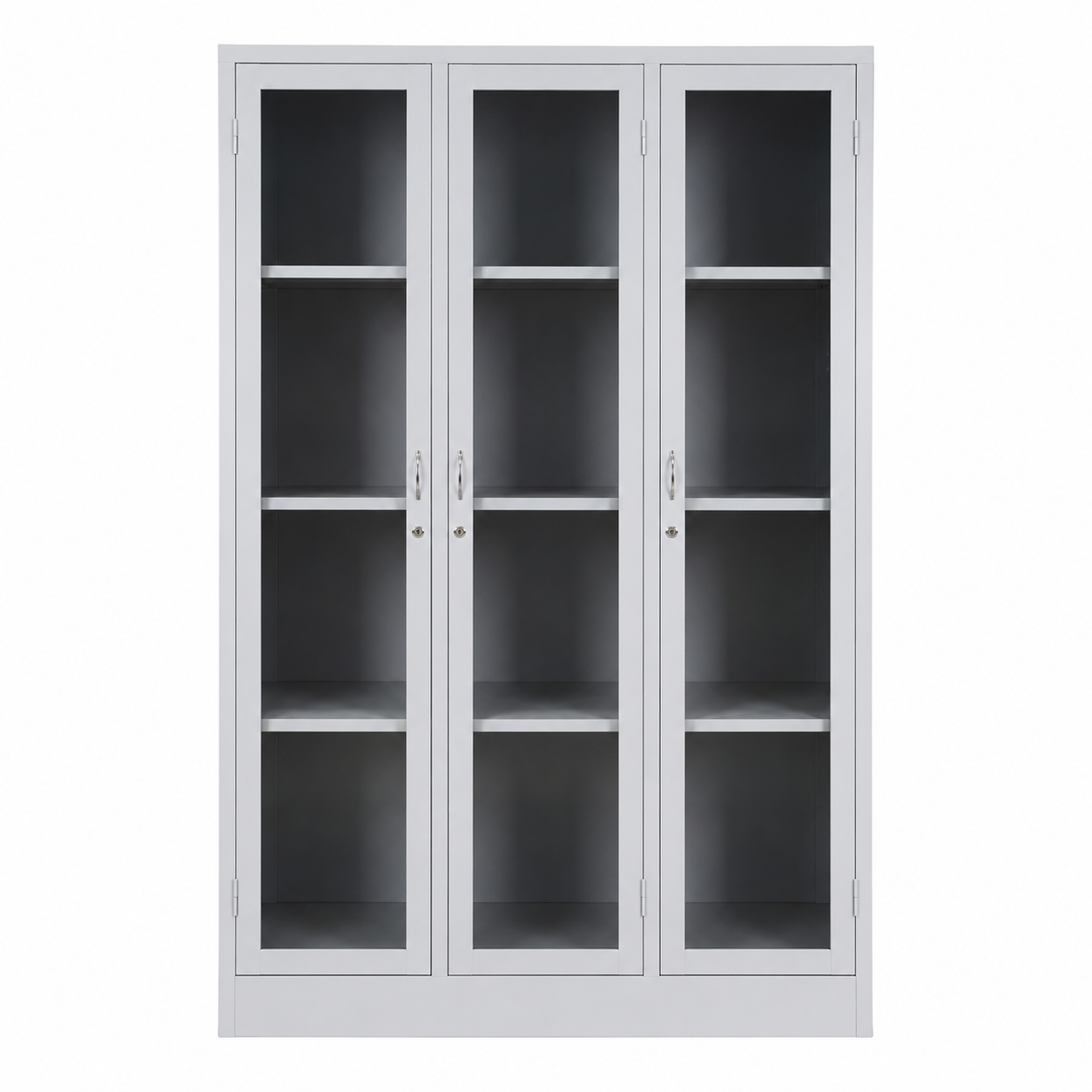 Tủ Sắt Văn Phòng 3 Cánh Kính Hàn Liền TU09K9CKSL