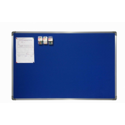 Bảng ghim tài liệu treo tường mặt vải nỉ khung nhôm nẹp nhỏ 2cm 