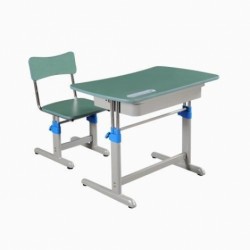 Bộ bàn ghế học sinh Hòa Phát cho bé lớp 1 khung sắt mặt gỗ melamine BHS20-1