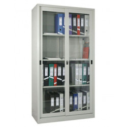 Tủ tài liệu sắt cánh kính lùa NT190 TL05