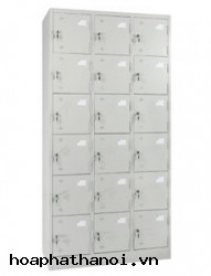 Tủ sắt sơn tĩnh điện có 18 ngăn ô để đựng đồ hoặc hồ sơ tài liệu văn phòng TS10